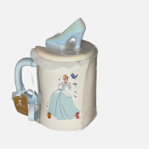 Rae Dunn Accessories - Rae Dunn BIBBIDI BOBBIDI BOO Cinderella mug with Topper. NWT